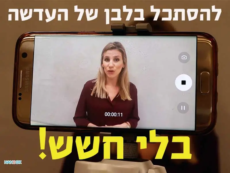 עמידה מול מצלמה