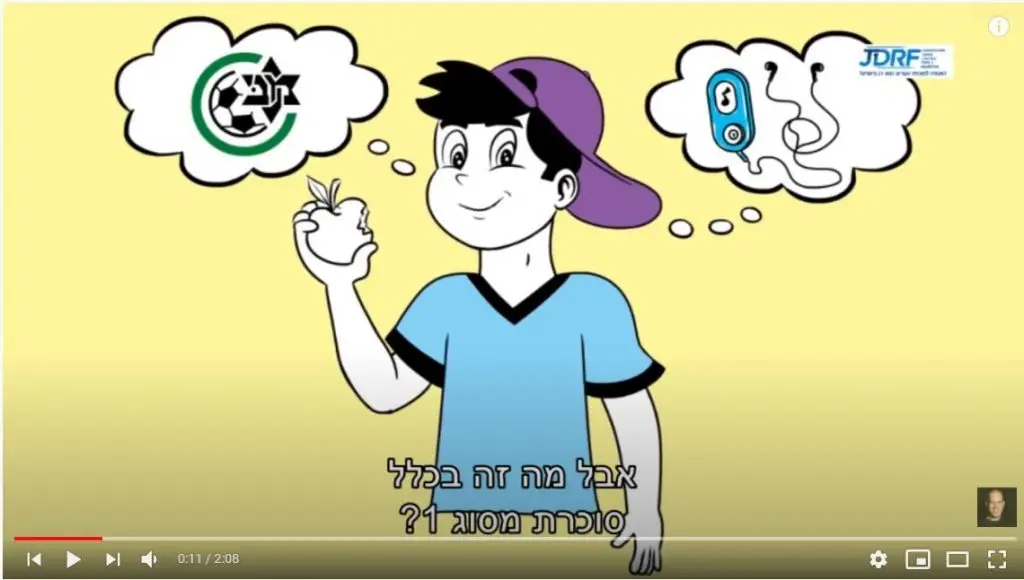 סרטון וויטבורד לעמותה לסוכרת נעורים